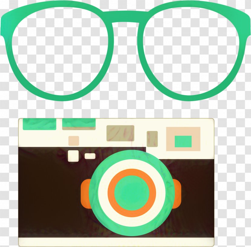 Glasses Background - Green - Eyewear Transparent PNG