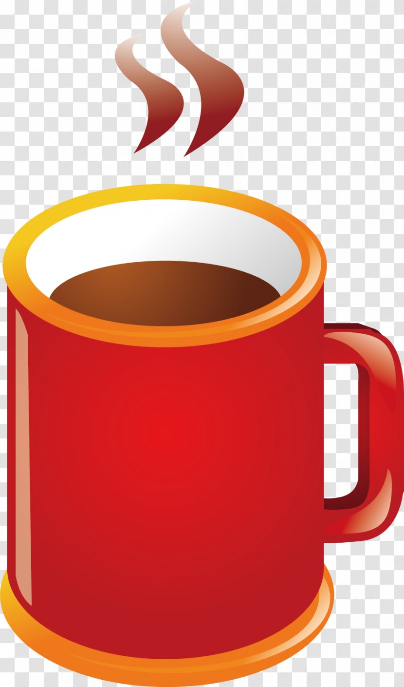 Coffee Cup Cafe - Mug - A Of Material Transparent PNG