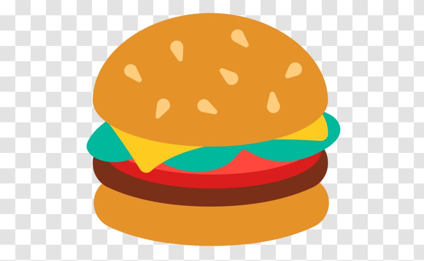 Hamburger Cheeseburger Emoji Google French Fries - Cheese Transparent PNG