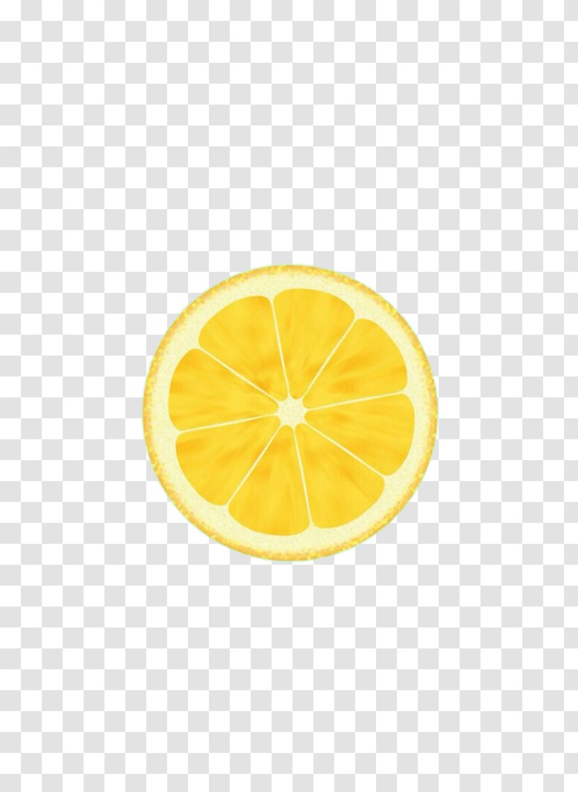 Lemon Yellow Citric Acid - Slices Transparent PNG