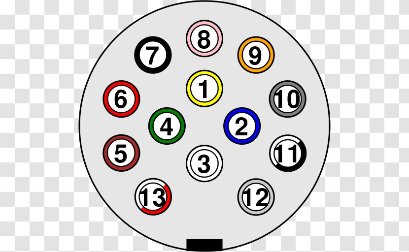 Wiring Diagram AC Power Plugs And Sockets Trailer Connector Electrical Towing - Adapter - Socket Transparent PNG