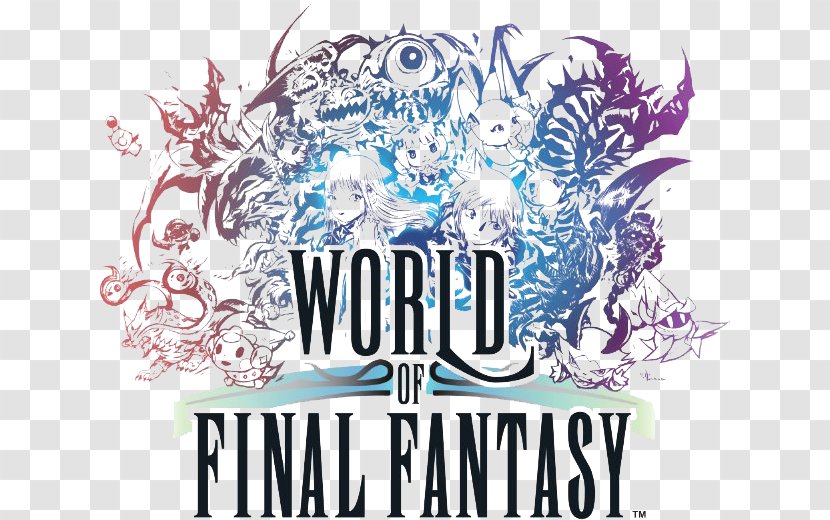 World Of Final Fantasy XV XIII Tokyo Game Show PlayStation 4 - Text - Logo Transparent PNG
