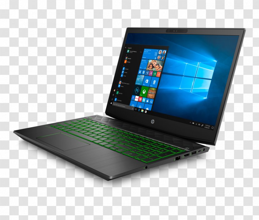 Laptop Hewlett-Packard Intel HP Pavilion Gaming Computer - Electronic Device Transparent PNG