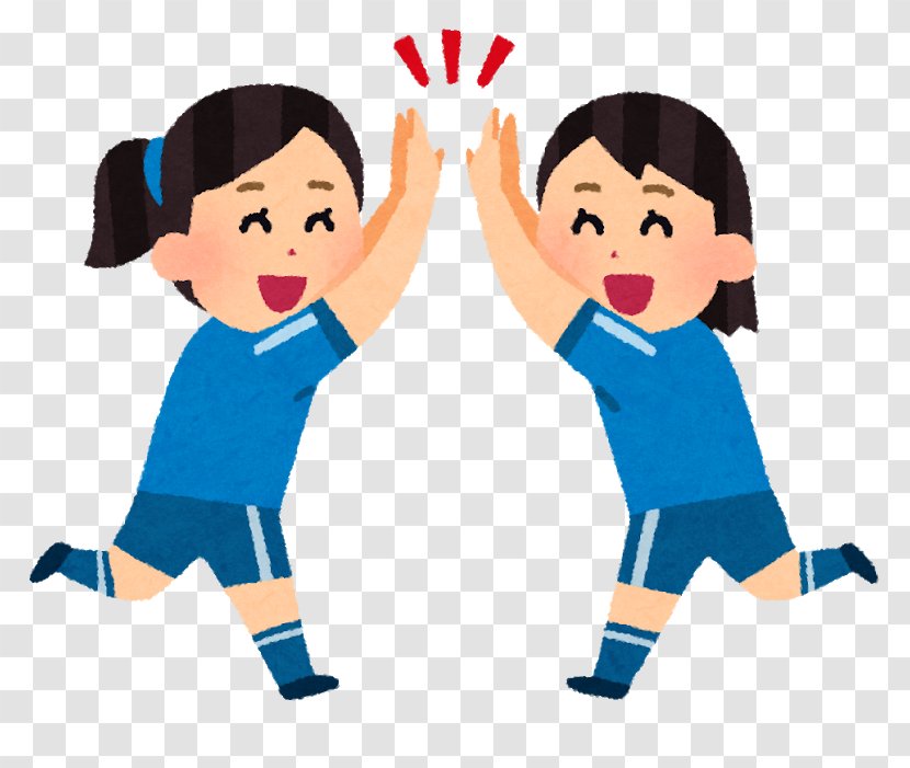 Student Child High Five Learning - Cartoon Transparent PNG