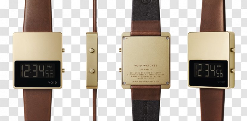 Watch Strap Digital Clock - Water Resistant Mark Transparent PNG