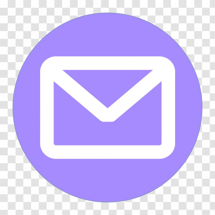 Gmail Email Download - Electric Blue - Icon Commons Attribution Transparent PNG
