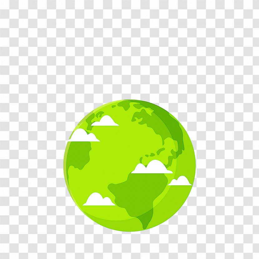 Sphere Leaf 01q Green Font Transparent PNG
