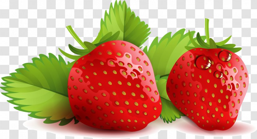 Strawberry Pie Shortcake - Accessory Fruit - Vector Painted Transparent PNG