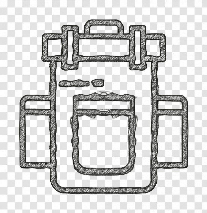 Camping Outdoor Icon Backpack Icon Transparent PNG
