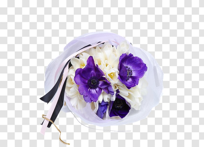 Love Confession Cut Flowers Flower Bouquet Purple - Falling In Transparent PNG