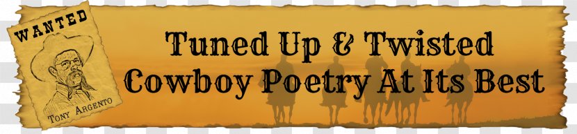 Paper Rectangle - Advertising - Cowboy Poetry Transparent PNG