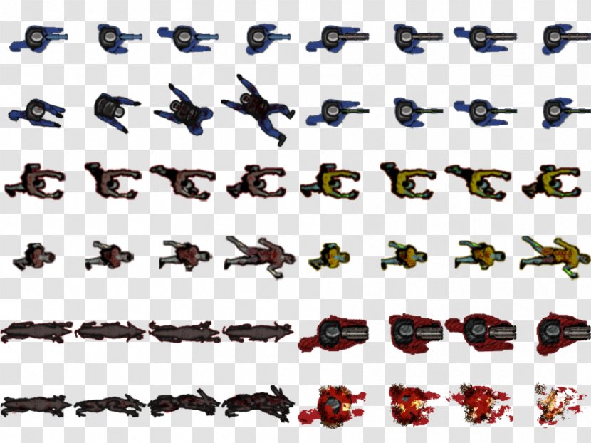 Sprite Word Shooter Video Game Shoot 'em Up - Opengameartorg - 2d Character Sprites Transparent PNG