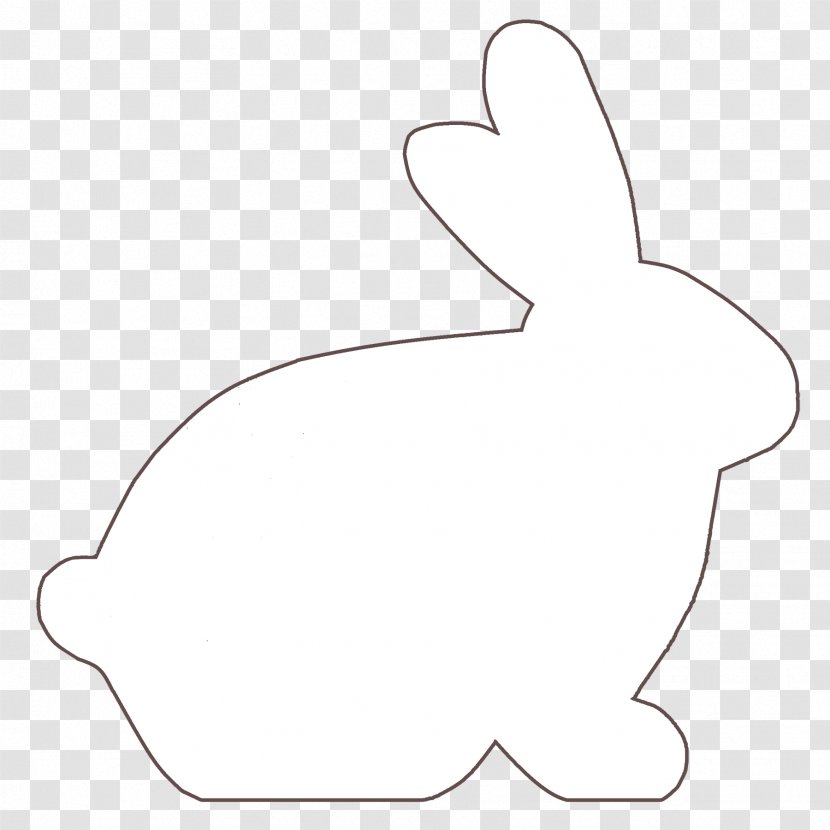 Hare Bird Line Art Animal - Silhouette - Bunny Rabbit Transparent PNG