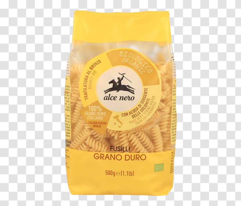 Pasta Organic Food Durum Fusilli Penne - Whole Wheat Bread Transparent PNG