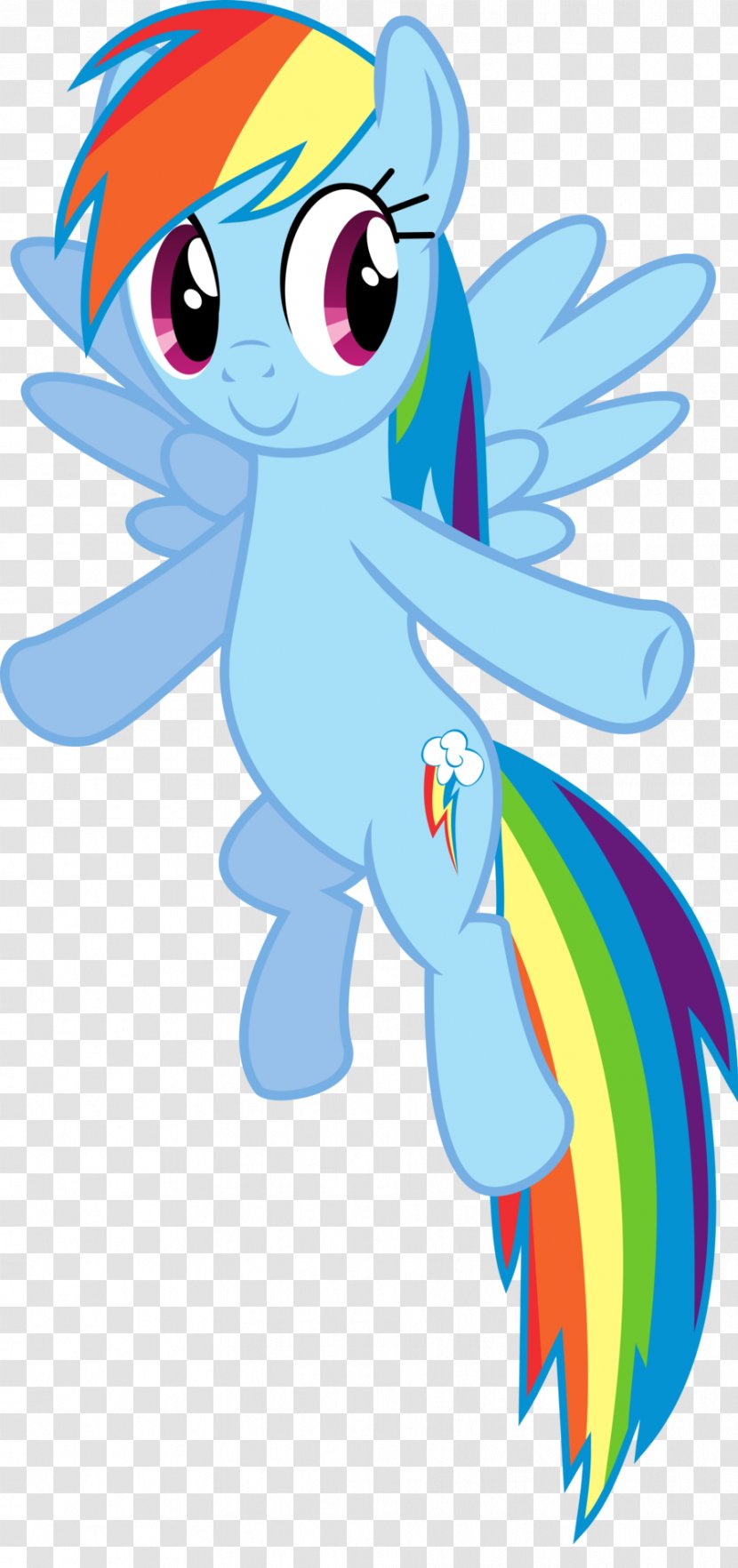 Rainbow Dash Fluttershy Pony Applejack - Organism Transparent PNG