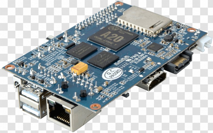 Banana Pi Raspberry Electronics ARM Cortex-A7 Motherboard - Electronic Engineering Transparent PNG