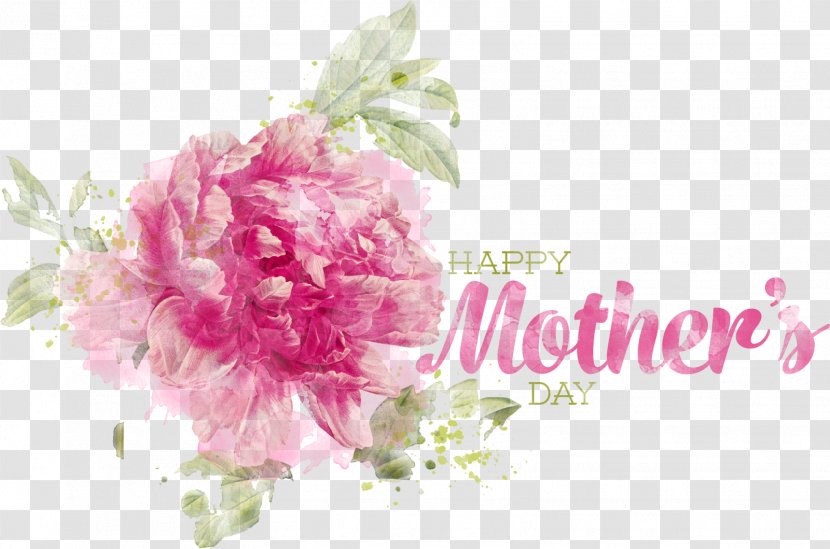 Centifolia Roses Cut Flowers Floral Design Flower Bouquet - Floristry - Happy Mothers Day Flyer Transparent PNG