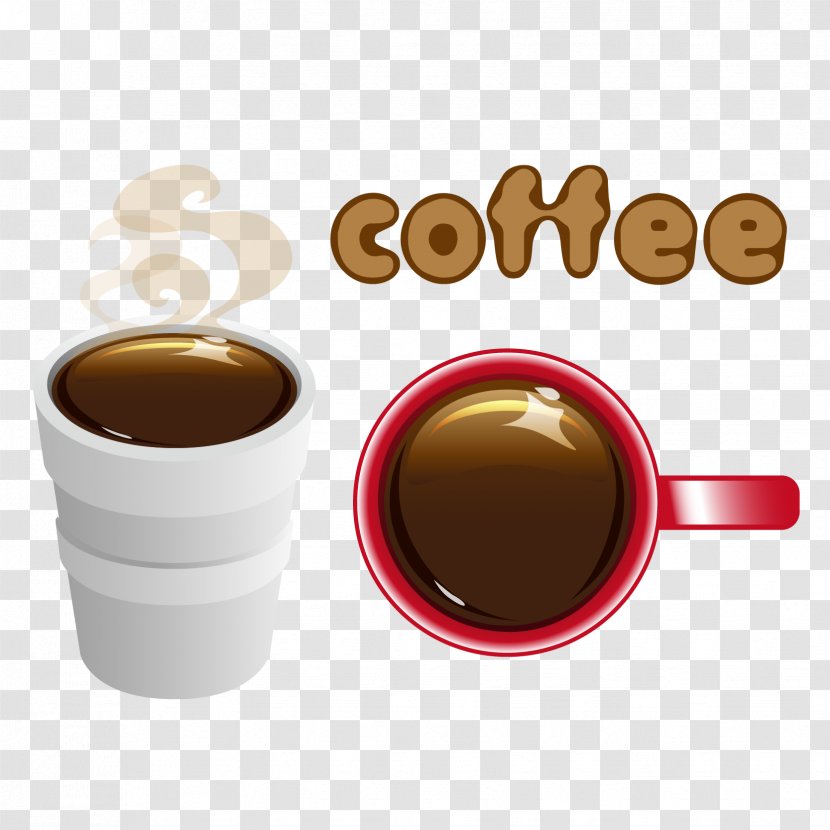 Coffee Cup Espresso Tea Cafe - Vector Coffee, Transparent PNG