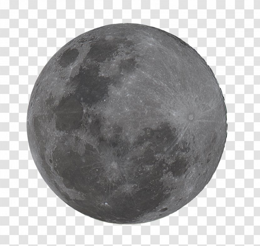 Moon Northern Hemisphere Earth Southern Apollo Program - Black And White Transparent PNG