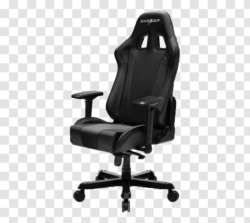 Black DXRacer Office & Desk Chairs Gaming Chair - Dxracer Transparent PNG