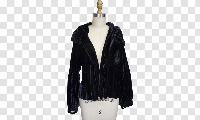 Leather Jacket Outerwear Fur Sleeve - Noble Lace Transparent PNG