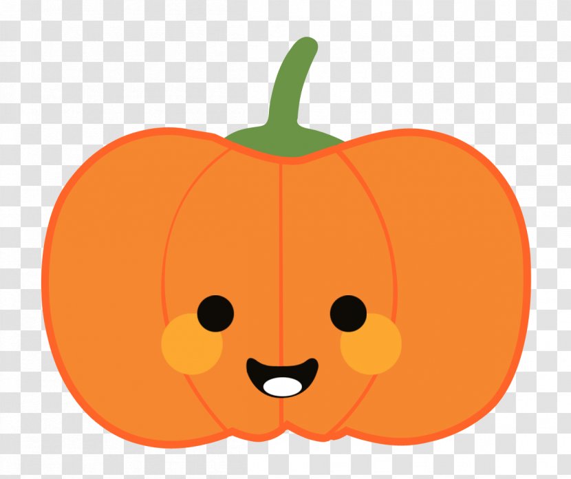 Pumpkin Calabaza Cartoon Vegetable - Smiley Transparent PNG