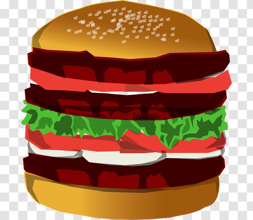 Hamburger Fast Food French Fries Barbecue Chicken Sandwich - Street Transparent PNG