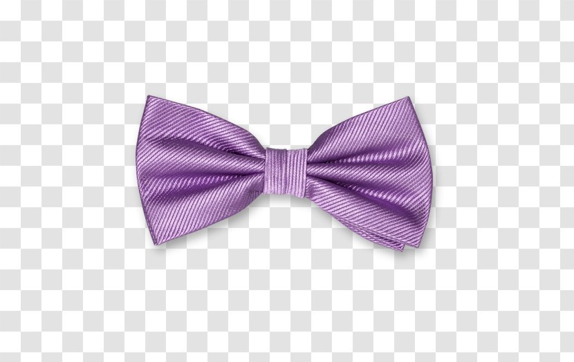 Bow Tie Necktie Einstecktuch Silk Lilac - Cufflink Transparent PNG