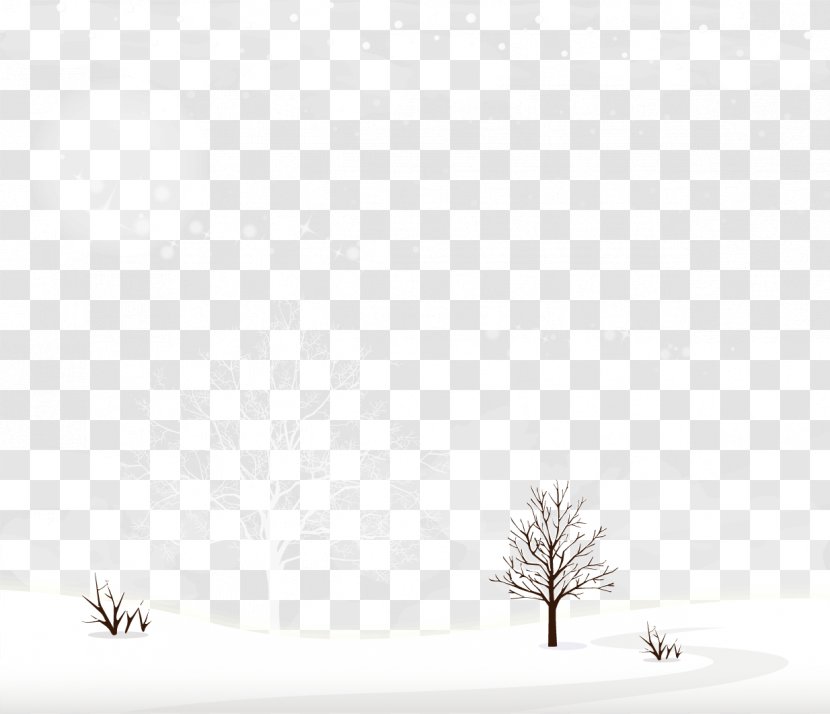 White Black Pattern - Creative Winter Snow Transparent PNG