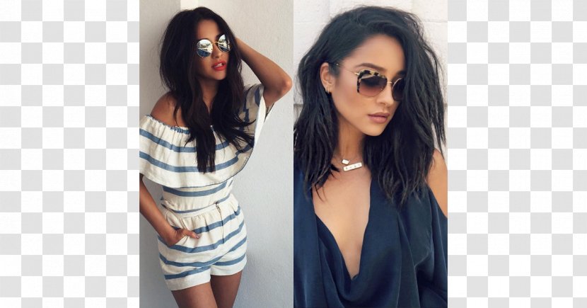 Shay Mitchell Pretty Little Liars Emily Fields Hair Model - Heart Transparent PNG