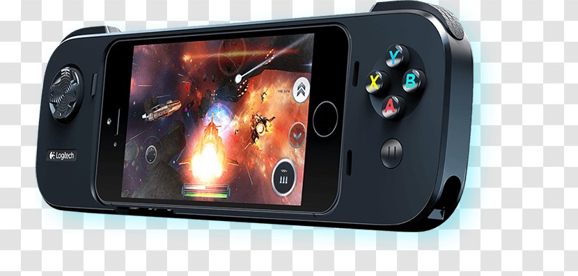 Logitech PowerShell IPod Touch Game Controllers IPhone - Iphone - Handheld Console Transparent PNG