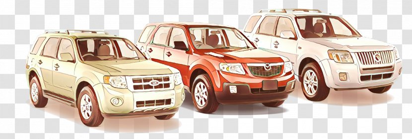 Cartoon Car - City - Ford Land Vehicle Transparent PNG