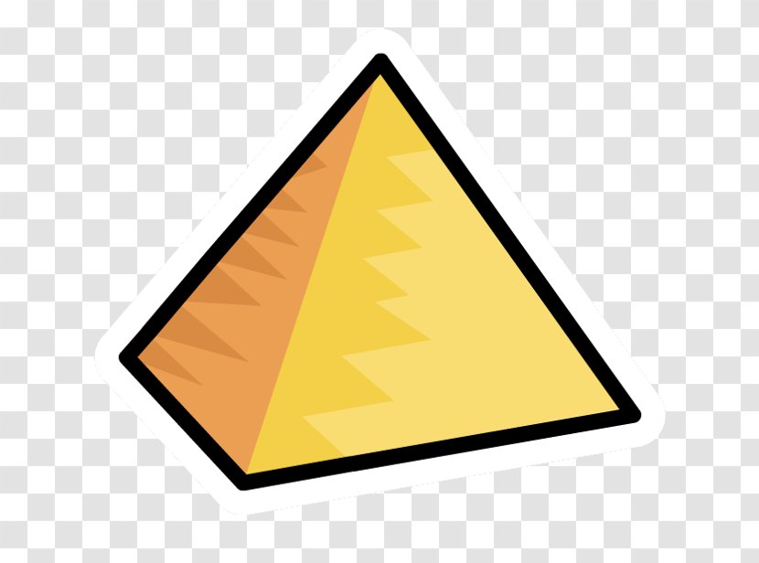 Egyptian Pyramids Clip Art - Yellow - Pyramid Transparent PNG