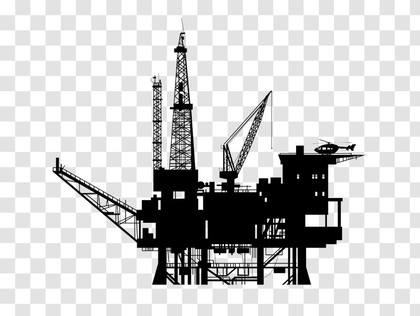 Oil Platform Drilling Rig Petroleum Well - Drill Transparent PNG