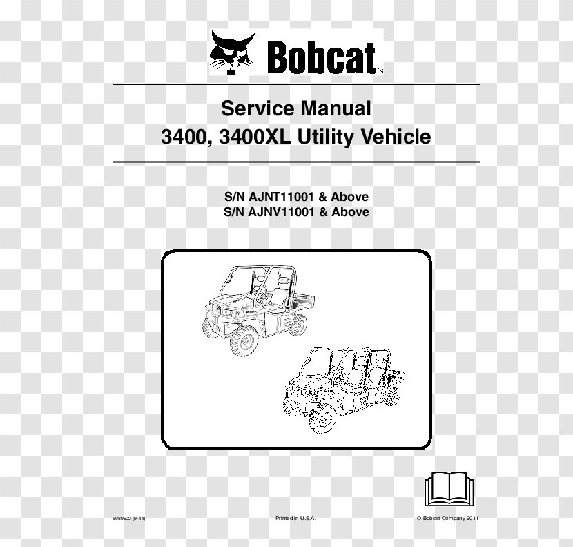 Caterpillar Inc. Bobcat Company Skid-steer Loader Owner's Manual Excavator - Material Transparent PNG