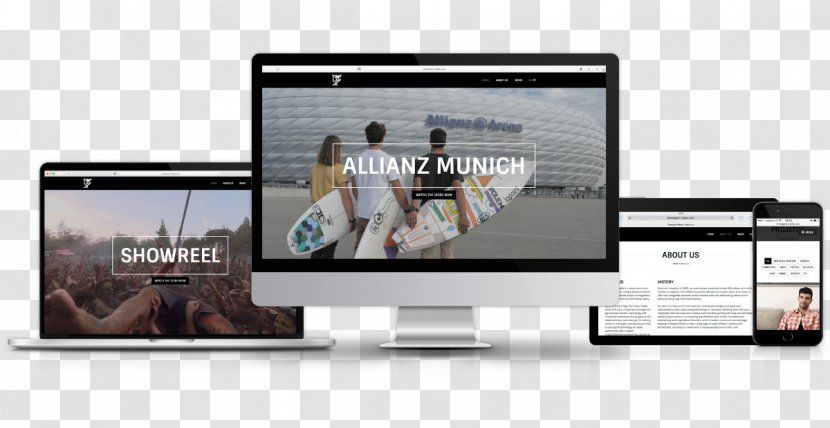 Digital Marketing Display Advertising Brand Social Video - Multimedia - Showcase Transparent PNG