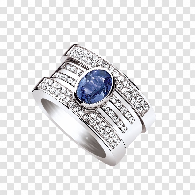 Garel Jewellery Sapphire Ring Bling-bling - Paris Transparent PNG