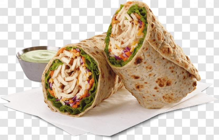 Wrap Chicken Sandwich Cobb Salad Barbecue Stuffing - Mission Burrito - Shawarma Transparent PNG