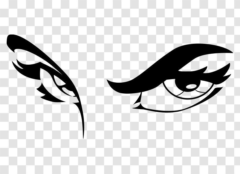 Eye Color Clip Art - Black And White Transparent PNG
