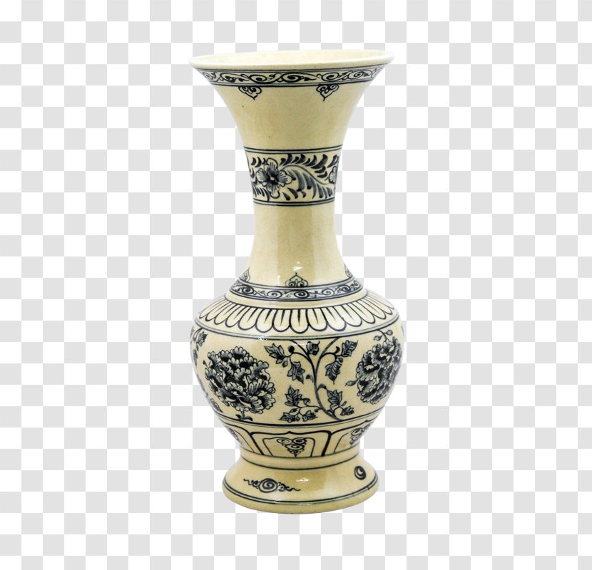 Ceramic Chu Dau-My Xa Pottery Porcelain Vase - Vietnam Transparent PNG
