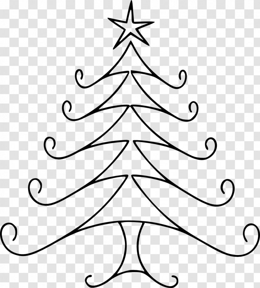 Christmas Tree Drawing Rudolph Clip Art - Decor Transparent PNG