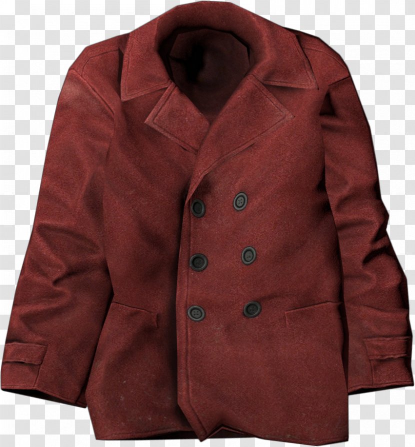 Overcoat Wool Clothing Jacket - Button - Dayz Transparent PNG
