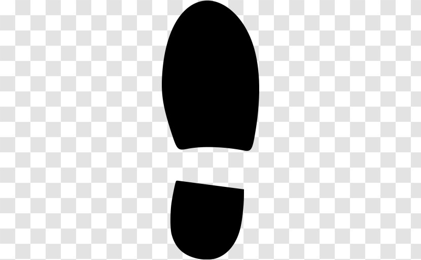 Footprint Clip Art - Black - Shoe Transparent PNG