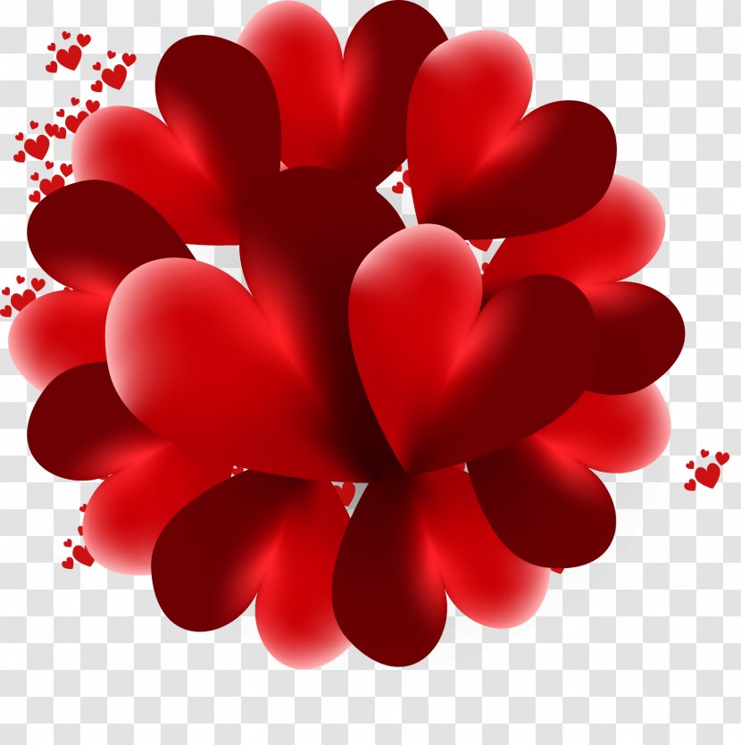 Heart Love Valentine's Day 3D Computer Graphics - 3d - Hearts Transparent PNG