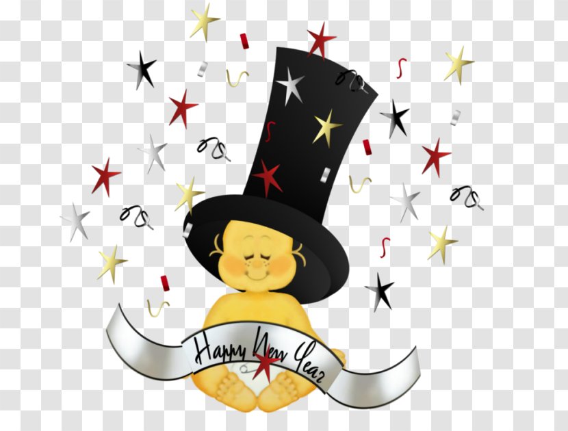 New Years Day Eve Christmas Party - Animation - Cartoon Doll Transparent PNG