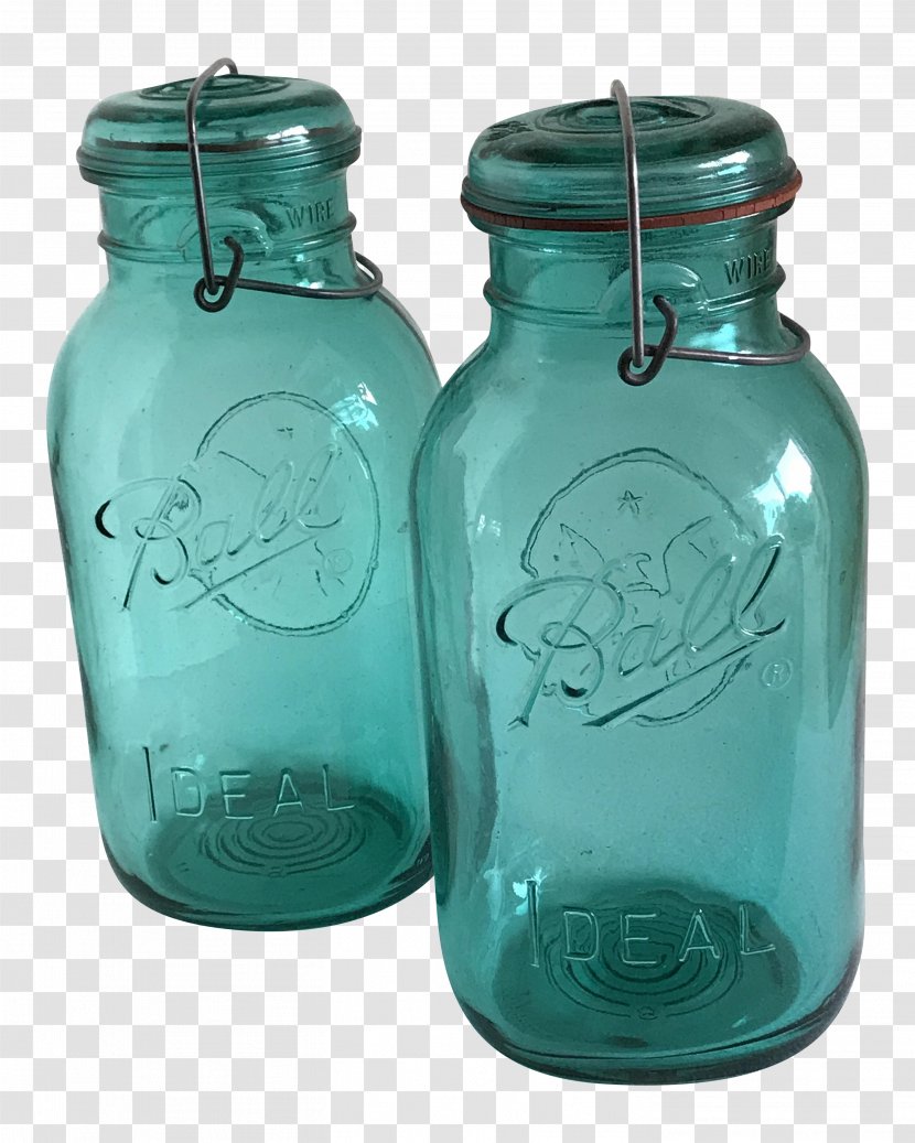Glass Bottle Lid Mason Jar Transparent PNG