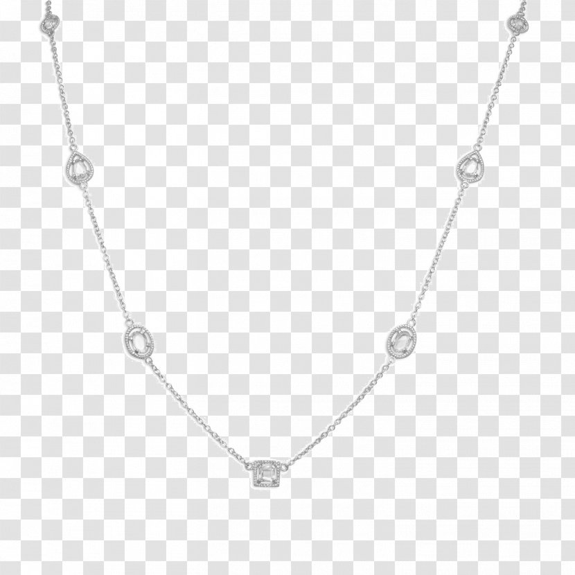 Necklace Earring Charms & Pendants Chain Jewellery - Silver Transparent PNG