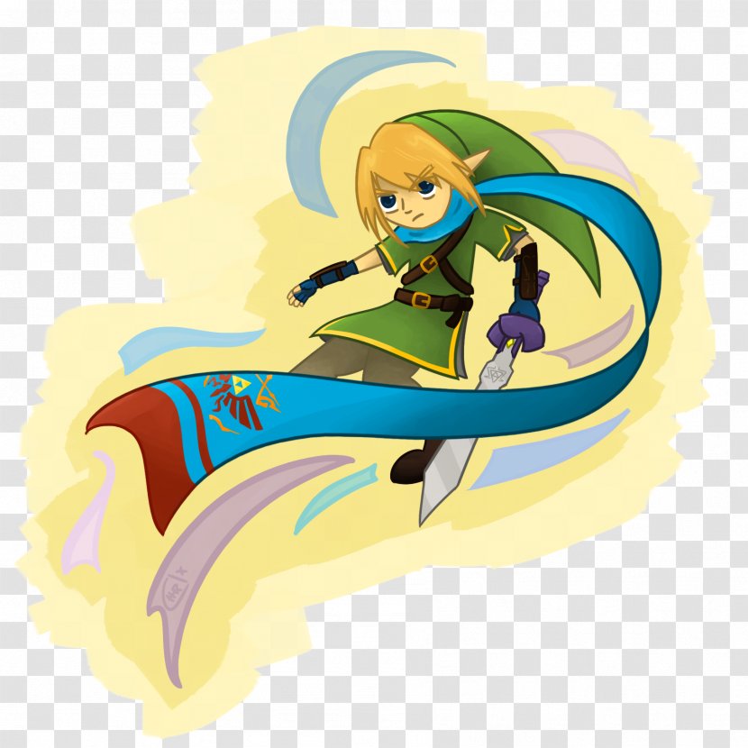 Hyrule Warriors Link Ganon Universe Of The Legend Zelda - Watercolor - Frame Transparent PNG