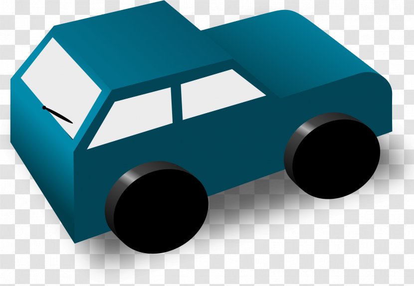 Cartoon Clip Art - Blue - Car Transparent PNG