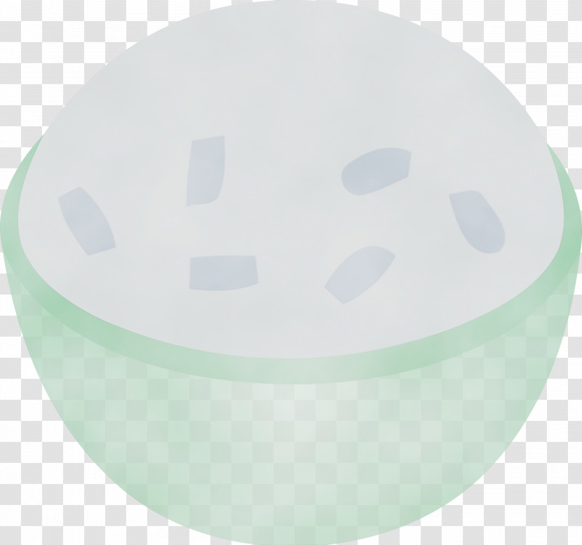 Green Plate Circle Table Dishware Transparent PNG